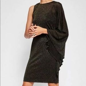 Ted Baker London Monyca Draped One Shoulder Dress